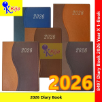 2026 Year Diary Book Buku Diari Month Index 19.5x26cm± 5-Color #8497 #Kijo #2026Year #DiaryBook