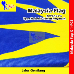 Bendera Malaysia Flag ~ Jalur Gemilang 90x180cm± #Polymesh #1911