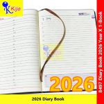 2026 Year Diary Book Buku Diari Month Index 19.5x26cm± 5-Color #8497 #Kijo #2026Year #DiaryBook