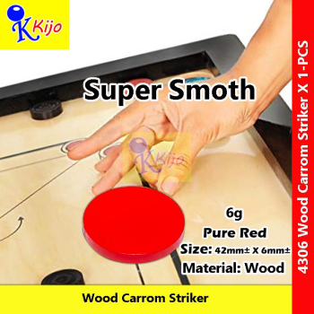 Kijo Wood Carrom Striker Carrom Men Kayu Super Smooth #4306 #1250
