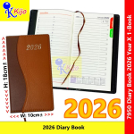 2026 Year Diary Book Buku Diari Month Index 10x18cm± 6-Color #7950 #Kijo #2026Year #DiaryBook #日记本 #日记簿