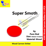 Kijo Wood Carrom Striker Carrom Men Kayu Super Smooth #4306 #1250