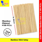 【100-PCS±】 Bamboo Stick Purely Natural Satay Stick Batang Kayu Satay Stick #6284 #Bamboo #Stick #沙爹枝 #竹枝 #Satay #Kayu