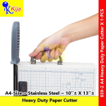 Jielisi High-End Heavy Duty Paper Cutter with Handle #10x13‘’± #839-2 #A4 #StainlessSteel #不锈钢切纸刀 #HeavyDuty #jielisi Jielisi High-End Heavy Duty Paper Cutter with Handle #10x13‘’± #839-2 #A4 #StainlessSteel #不锈钢切纸刀 #HeavyDuty #jielisi