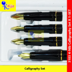 Calligraphy Pen Set 4-Nib Arabic Diploma Pen Fountain Pen #Khat #Fountain #Calligraphy #Diploma #Cikgu #3103 #Teacher