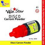 Kijo WinStar Disco Carrom Powder 5g X 12-PCS #2855 #Kijo WinStar #CarromPowder #DiscoPowder #CarromBoard #5g Kijo WinStar Disco Carrom Powder 5g X 12-PCS #2855 #Kijo WinStar #CarromPowder #DiscoPowder #CarromBoard #5g