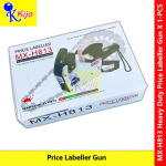 Heavy Duty Price Labeller Gun Metal Body 1-Line 8-Digit 13code #MX-H813 #RM #EXPDate #PriceTag #价钱机 #标签价格打印机