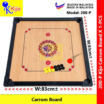 Kijo 200-P Premier Standard Size Carrom Board Wood & Plastic #Kijo #200-P #CarromBoard