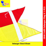 Selangor Flag Bendera Selangor Darul Ehsan #雪蘭莪旗 #Polymesh #Kijo #2846 #2x8ft #60x240cm #SelangorFlag