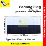 Pahang Flag Bendera Pahang Darul Makmur #Polymesh #彭亨旗 #PahangFlag #Kijo #2604 #2x4ft #60x120cm