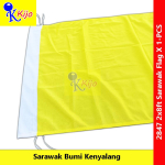 Sarawak Flag Bendera Sarawak Bumi Kenyalang #砂拉越旗 #Polymesh #SarawakFlag #2847 #2x8ft #60x240cm #kijo