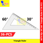 Kijo 30°/60° Triangle Scale Ruler Pembaris Segi Tiga Geometry Triangle Ruler #直角尺 #三角尺 #RightTriangleRuler #8876