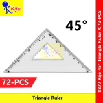 Kijo Triangle Scale Ruler 45° Pembaris Segi Tiga Geometry Triangle Ruler #8877 #TriangleRuler #PembarisSegiTiga