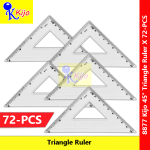Kijo Triangle Scale Ruler 45° Pembaris Segi Tiga Geometry Triangle Ruler #8877 #TriangleRuler #PembarisSegiTiga Kijo Triangle Scale Ruler 45° Pembaris Segi Tiga Geometry Triangle Ruler #8877 #TriangleRuler #PembarisSegiTiga