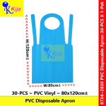 30-PCS Kijo PVC Vinyl Disposable Apron Adult Free Size #DisposableApron #8734 #2830 #一次性围裙 #ApronPakaiBuang 30-PCS Kijo PVC Vinyl Disposable Apron Adult Free Size #DisposableApron #8734 #2830 #一次性围裙 #ApronPakaiBuang