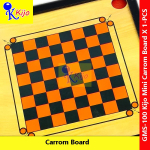 Kijo GMS-100 2in1 Standard Size Mini Carrom Board Wood #Kijo #GMS-100 #CarromBoard