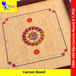 KIjo GMS444 Tournament A Size Carrom Board Classic Pure Wood #Kijo #GMS-444 #CarromBoard