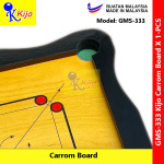 KIJO GMS-333 Tournament Size Carrom Board Classic Wood #Kijo #GMS-333 #CarromBoard