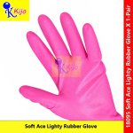 Soft Ace Lighty Rubber Gloves – Durable Kitchen Cleaning Gloves (Non-Slip & Waterproof) #18095 #薄手 #家庭用手套 #JRG46P #kijo