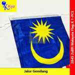 Malaysia Flag Cotton Polymesh Jalur Gemilang Bendera Malaysia Outdoor Weatherproof long-lasting #2845 #2545