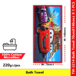 Cartoon Bath Towel / Microfiber 100% Cotton Beach Towel #2214