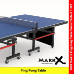 Mark X 18mm Ping Pong Table Official Size 2740×1525×760 Foldable Table Tennis Meja Ping Pong #2858 #乒乓桌