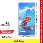 Cartoon Bath Towel / Microfiber 100% Cotton Beach Towel #2214