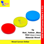 Kijo Wood Carrom Striker Carrom Men Kayu Super Smooth #4306 #1250