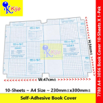 A4-Size Self-Adhesive Book Cover Pembalut Buku Gam Sticker Transparent Book Wrap Cover #A4 #7780 #3056 #A4 A4-Size Self-Adhesive Book Cover Pembalut Buku Gam Sticker Transparent Book Wrap Cover #A4 #7780 #3056 #A4