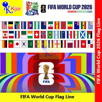 FIFA Word Cup 2026 Banner Flag Line 1~Flag line = 42 Country Flag #USA #Mexico #Canada #Football #Flag #WorldCup #FIFA