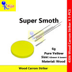 Kijo Wood Carrom Striker Carrom Men Kayu Super Smooth #4306 #1250