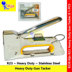 Kijo R23 Heavy Duty Gun Tacker Stainless Steel #9238 #9239 #Kijo #Rapid #R23 #GunTacker #HeavyDuty #全铁钉枪机 #不锈钢 #钉枪机