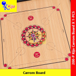 Kijo 200-P Premier Standard Size Carrom Board Wood & Plastic #Kijo #200-P #CarromBoard