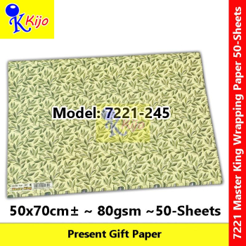 【50-Sheets】Present Gift Paper / Wrapping Paper / Kertas Hadiah / 礼物纸 #7221 #MasterKing #245