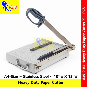 Jielisi High-End Heavy Duty Paper Cutter with Handle #10x13‘’± #839-2 #A4 #StainlessSteel #不锈钢切纸刀 #HeavyDuty #jielisi Jielisi High-End Heavy Duty Paper Cutter with Handle #10x13‘’± #839-2 #A4 #StainlessSteel #不锈钢切纸刀 #HeavyDuty #jielisi