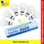 You&Me Nylon Shuttlecock Badminton Ball Volant Nylon Plastic Bulu Tangkis #5000 #尼龙羽毛球 #防水羽毛球 #羽毛球 #Badminton