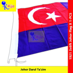 Johor Flag Polymesh Bendera Negeri Johor Darul Ta'zim #Kijo #Polymesh #1921 #柔佛旗