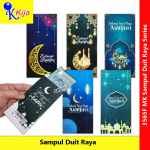 Sampul Duit Raya Aidilfitri Panjang Besar 1 X 500-Keping #3565F