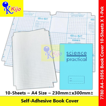 A4-Size Self-Adhesive Book Cover Pembalut Buku Gam Sticker Transparent Book Wrap Cover #A4 #7780 #3056 #A4 A4-Size Self-Adhesive Book Cover Pembalut Buku Gam Sticker Transparent Book Wrap Cover #A4 #7780 #3056 #A4