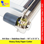 Jielisi High-End Heavy Duty Paper Cutter with Handle #10x13‘’± #839-2 #A4 #StainlessSteel #不锈钢切纸刀 #HeavyDuty #jielisi Jielisi High-End Heavy Duty Paper Cutter with Handle #10x13‘’± #839-2 #A4 #StainlessSteel #不锈钢切纸刀 #HeavyDuty #jielisi