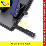 KIJO Heavy Duty 2 Hole Punch A3 / A4 / A5 – P-900 Big Strong Puncher | 40 Sheets Capacity | Ready Stock Malaysia