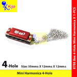 Mini Harmonica – 4 Hole (With Necklace) Small Mini Harmonica #Harmonika #迷你四孔小口琴 #8788 #MiniHarmonica #迷你口琴