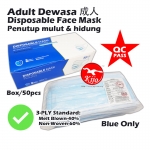 Topeng Penutup Mulut & Hidung / Disposable Face Mask 2038