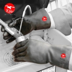 Elephant Black Heavy Duty Industry Rubber Glove 9028
