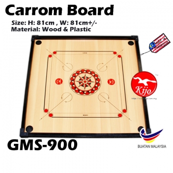 Standard Training Carrom Board / Papan Carrom Board Karambol GMS-900