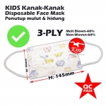 Topeng Penutup Mulut & Hidung Kanak-Kanak / Kids Face Mask 2080