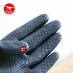 Elephant Black Heavy Duty Industry Rubber Glove 9028