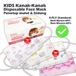 Topeng Penutup Mulut & Hidung Kanak-Kanak / Kids Face Mask 2080