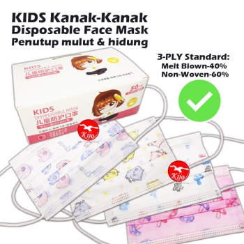 Topeng Penutup Mulut & Hidung Kanak-Kanak / Kids Face Mask 2080