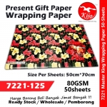 Master King Present Gift Wrapping Paper #7221 #125